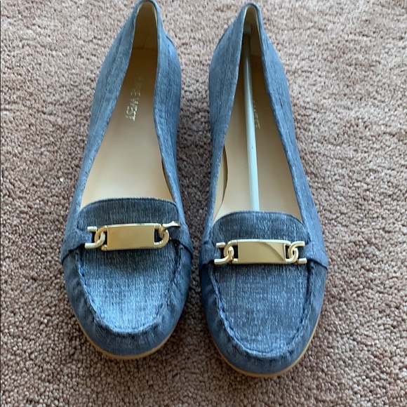 Denim casual slip-ons by Nine West - Picture 1 of 6